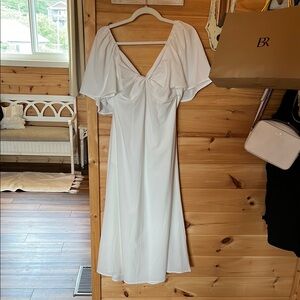 Baltic Born White Tie Back Dress